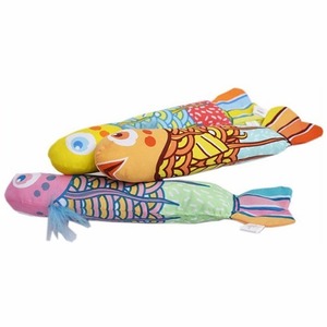 (CT-044) 바스락 물고기 캣닙쿠션 (색상랜덤)